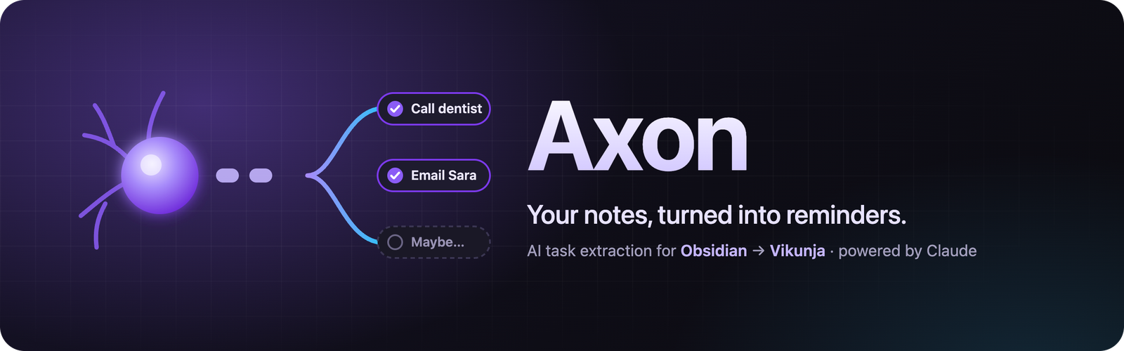 Axon — your notes, turned into reminders