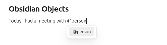 Select Object Suggestion