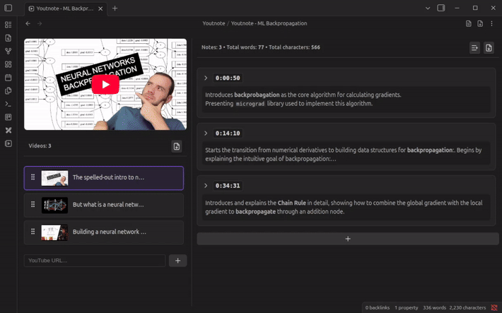UI overview