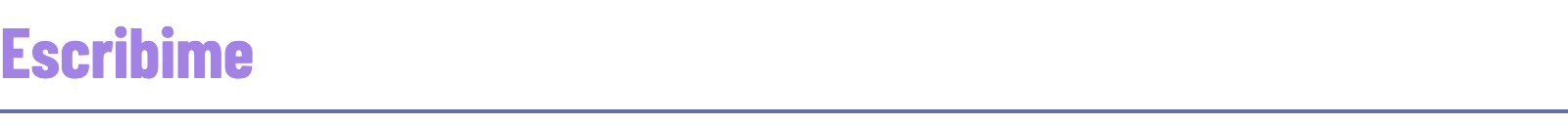 Escribime