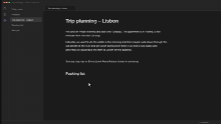 Select, right-click, describe the change, and the passage is rewritten in place